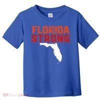 Florida Strong Hurricane Ian Support Florida Toddler T-Shirt thumb 0