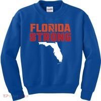 Florida Strong Hurricane Ian Support Florida Kids Sweatshirt thumb 0