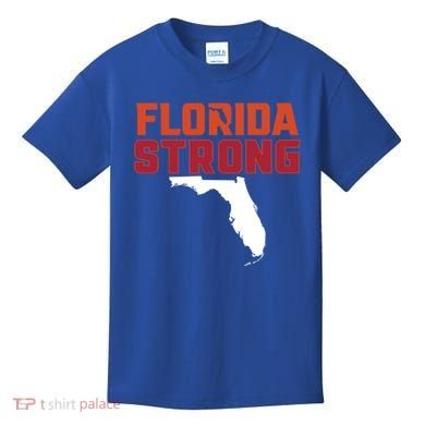 Florida Strong Hurricane Ian Support Florida Kids T-Shirt