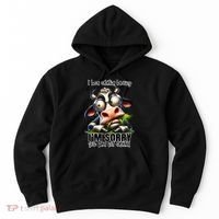 Funny Selective Hearing Sarcastic Cow Hoodie thumb 0