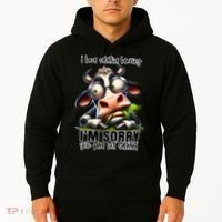 Funny Selective Hearing Sarcastic Cow Hoodie thumb 2