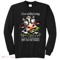 Funny Selective Hearing Sarcastic Cow Sweatshirt thumb 0
