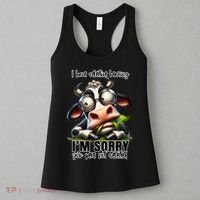 Funny Selective Hearing Sarcastic Cow Women's Tank Top thumb 3