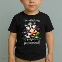 Funny Selective Hearing Sarcastic Cow Toddler T-Shirt thumb 2