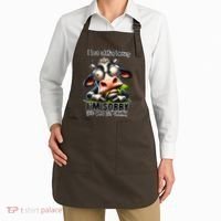 Funny Selective Hearing Sarcastic Cow Apron thumb 2