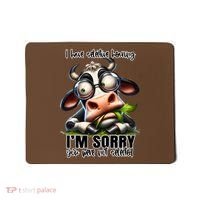 Funny Selective Hearing Sarcastic Cow Mousepad thumb 0