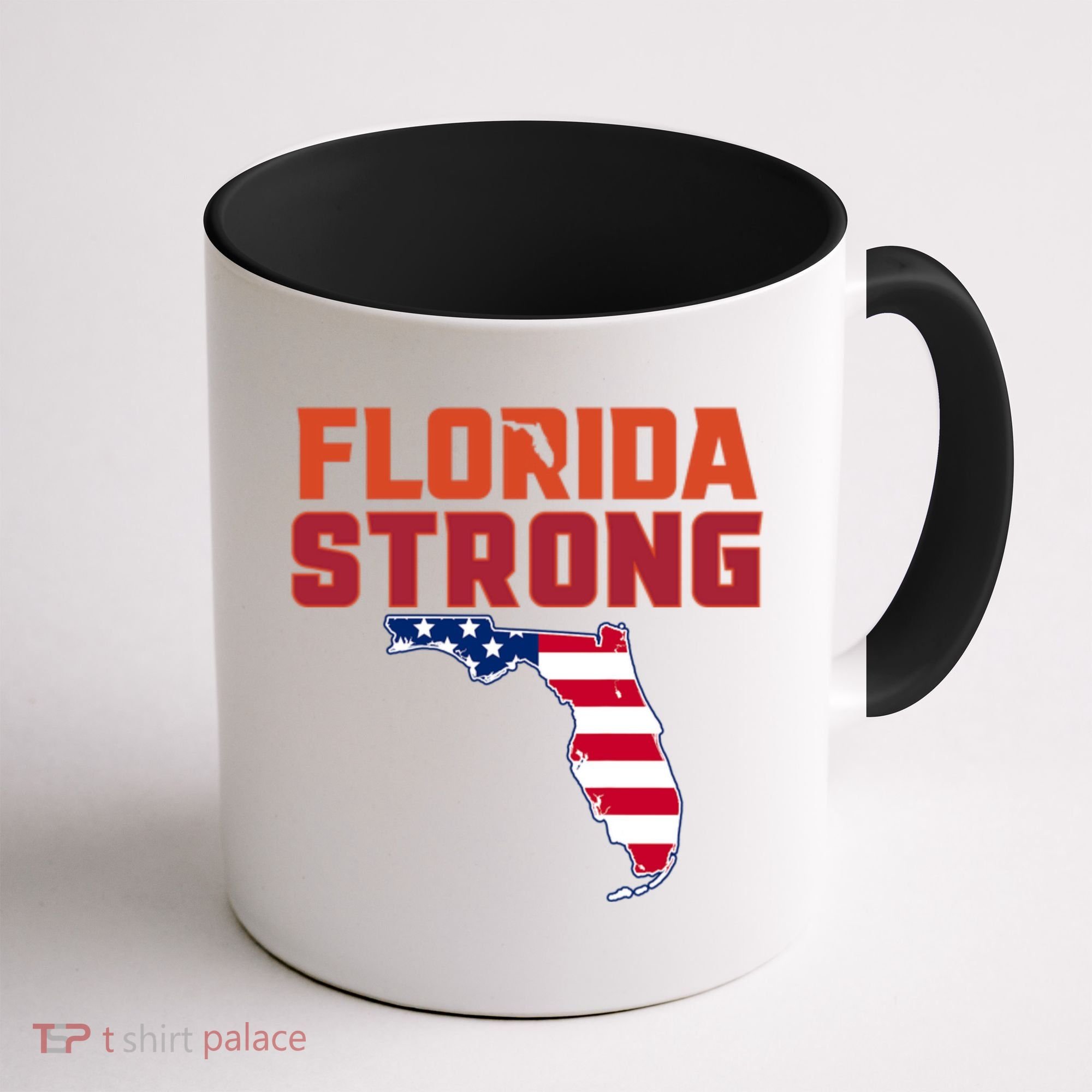 Florida Strong Hurricane Ian Support Florida American Flag Coffee Mug