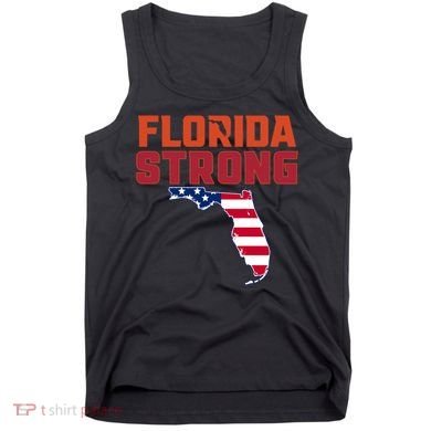 Florida Strong Hurricane Ian Support Florida American Flag Tank Top