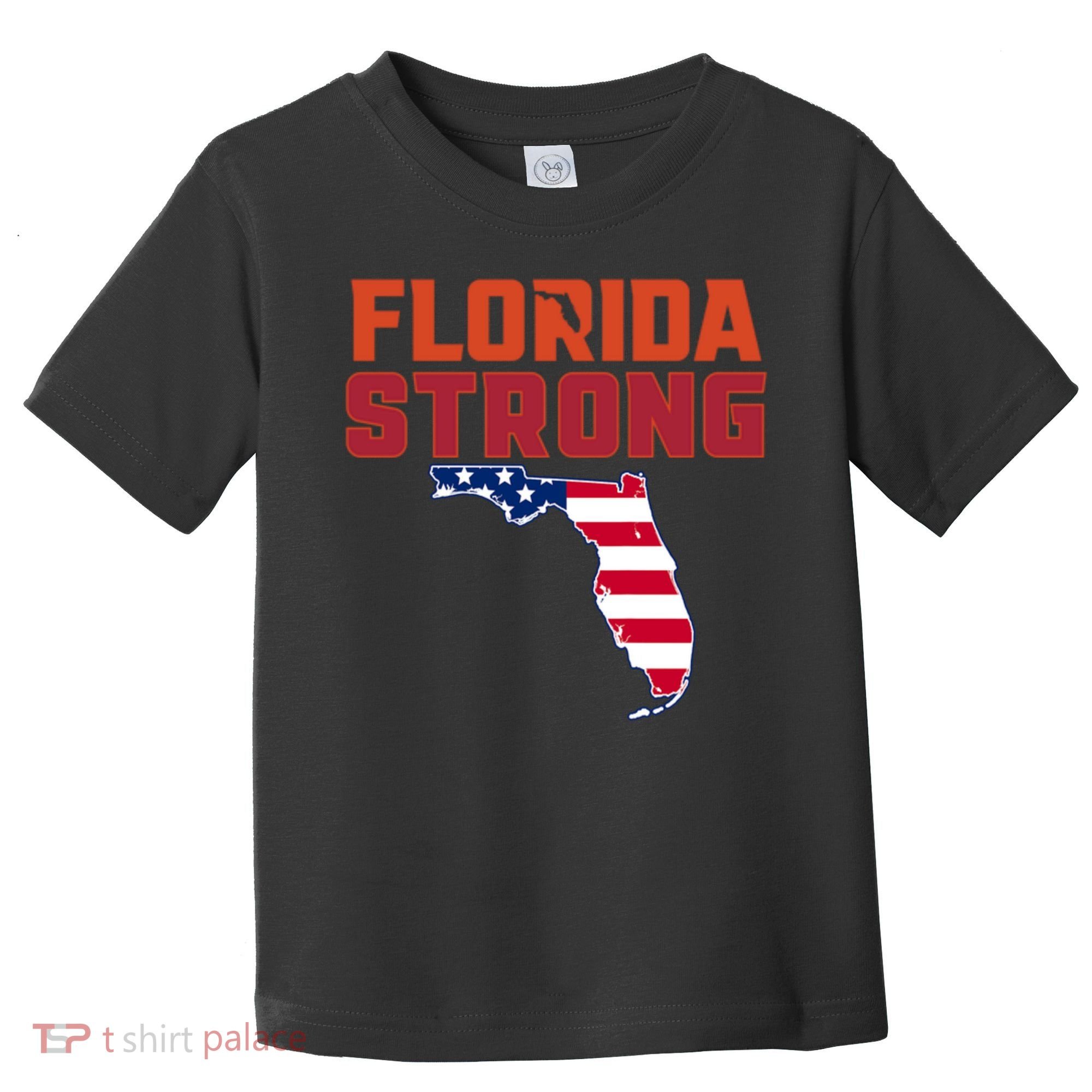 Florida Strong Hurricane Ian Support Florida American Flag Toddler T-Shirt