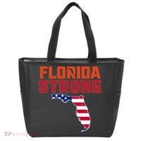 Florida Strong Hurricane Ian Support Florida American Flag Tote Bag thumb 0