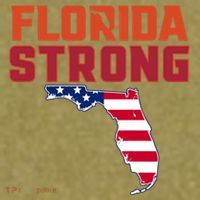 Florida Strong Hurricane Ian Support Florida American Flag Garment-Dyed Women's Muscle Tee thumb 6