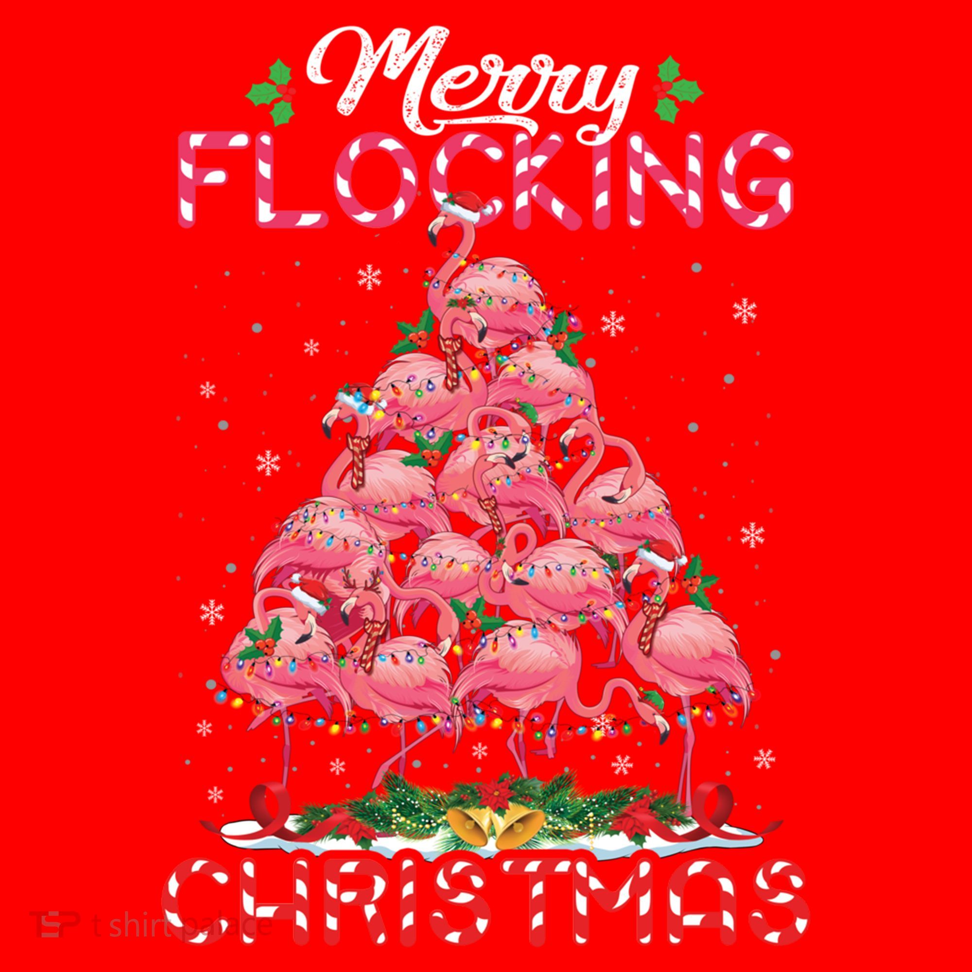 Flamingo Santa Hat Reindeer Xmas Merry Flocking Christmas Gift Santa Hat