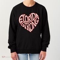 Florida Strong Heart State Pride Typography Women's Sweatshirt thumb 0