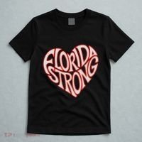 Florida Strong Heart State Pride Typography T-Shirt thumb 5
