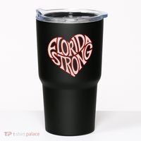Florida Strong Heart State Pride Typography Tumbler thumb 0