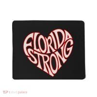 Florida Strong Heart State Pride Typography Mousepad thumb 0