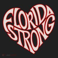 Florida Strong Heart State Pride Typography Hat thumb 2