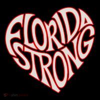 Florida Strong Heart State Pride Typography Tank Top thumb 6