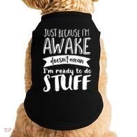 Funny Sarcastic Hoodie Not A Morning Person Hate Waking Up Doggie Tank thumb 0