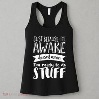 Funny Sarcastic Hoodie Not A Morning Person Hate Waking Up Women's Tank Top thumb 3