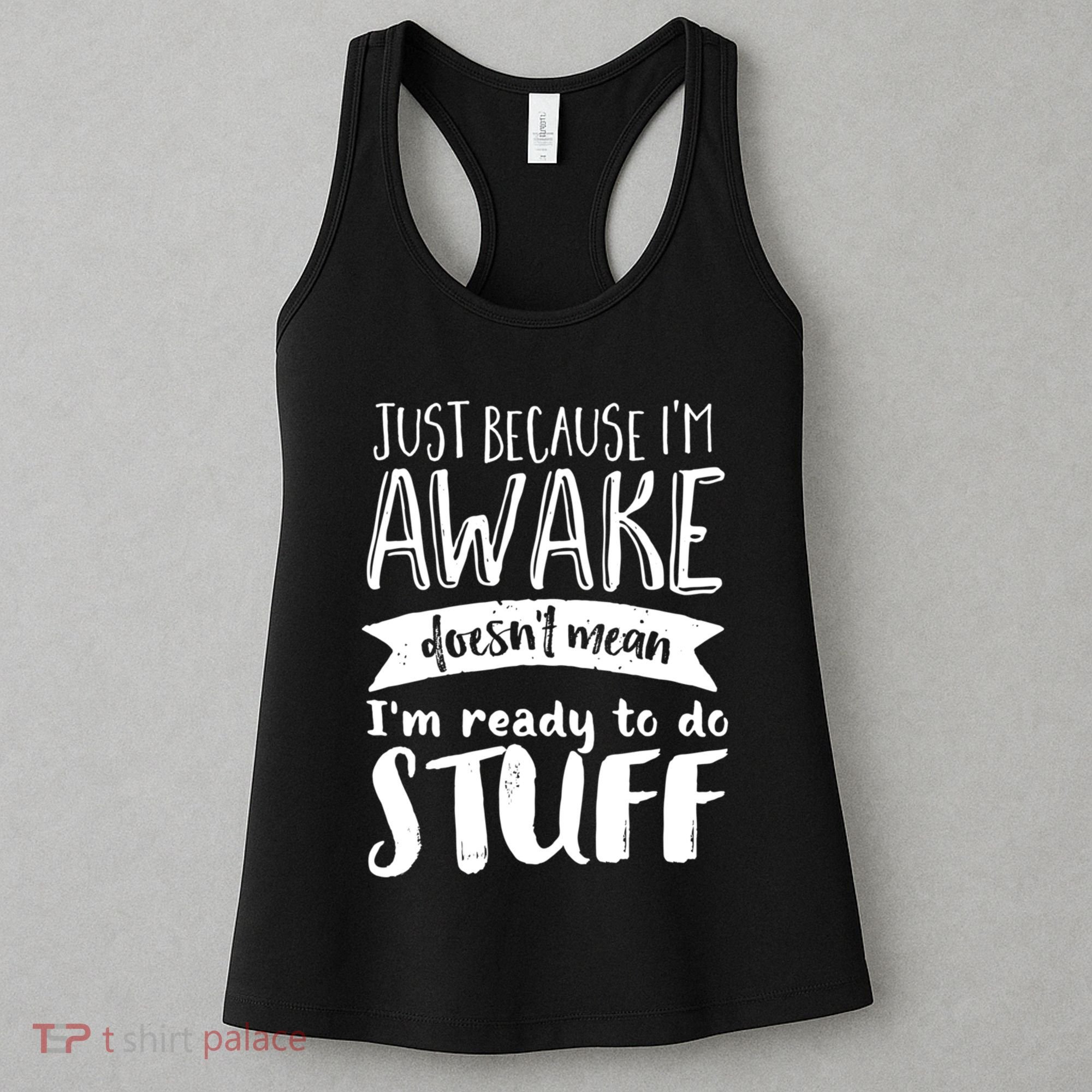 Funny Sarcastic Hoodie Not A Morning Person Hate Waking Up Women's Tank Top