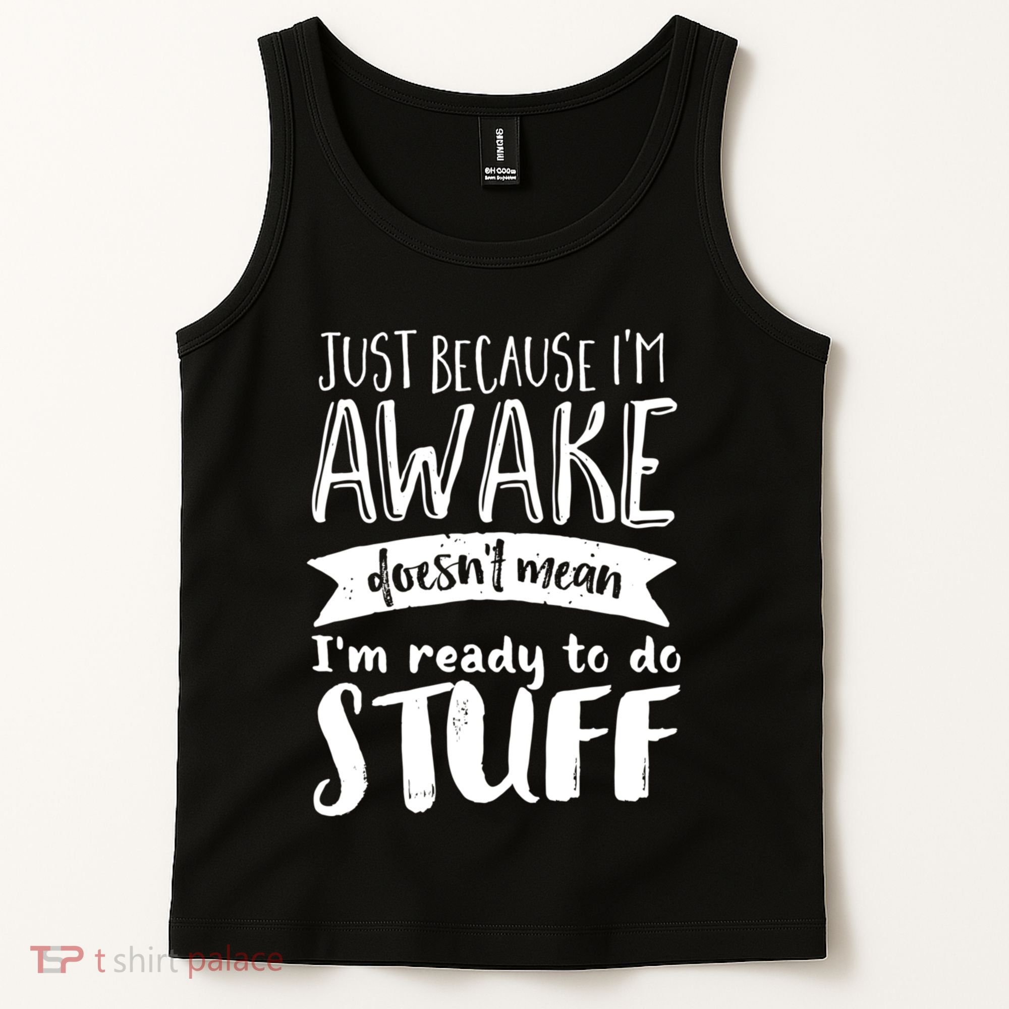 Funny Sarcastic Hoodie Not A Morning Person Hate Waking Up Tank Top