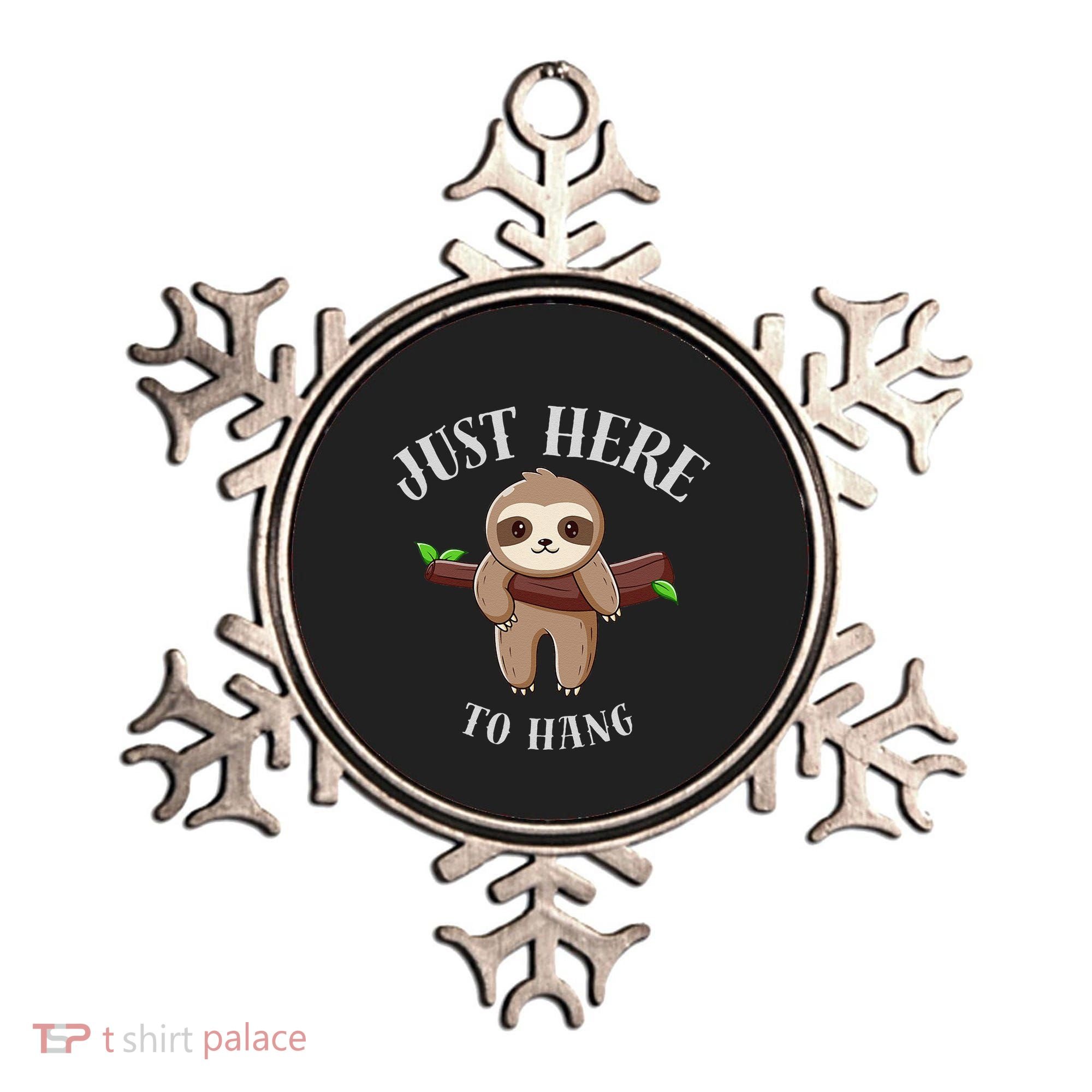 Fun Sloth Here To Hang ForwomanS Gift Ornament
