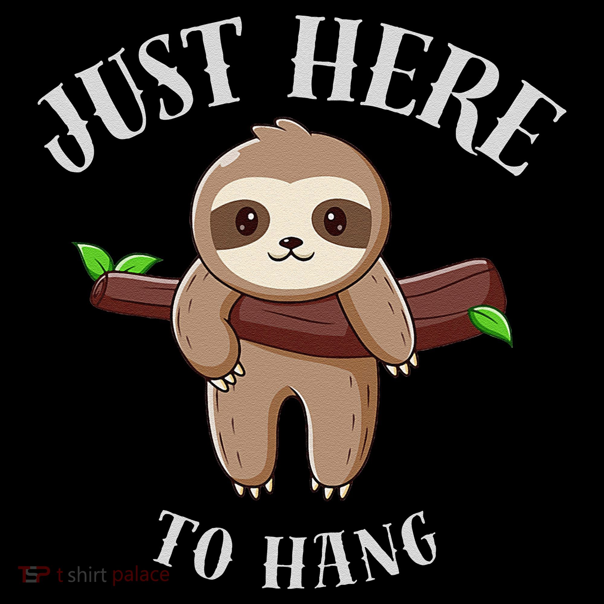 Fun Sloth Here To Hang ForwomanS Gift Visor