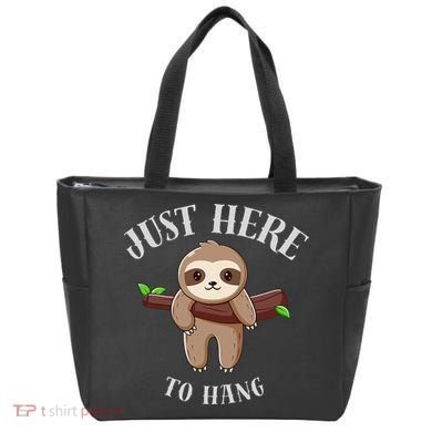 Fun Sloth Here To Hang ForwomanS Gift Tote Bag
