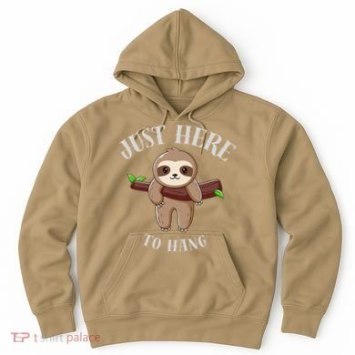 Fun Sloth Here To Hang ForwomanS Gift Hoodie