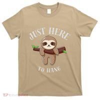 Fun Sloth Here To Hang ForwomanS Gift T-Shirt thumb 0