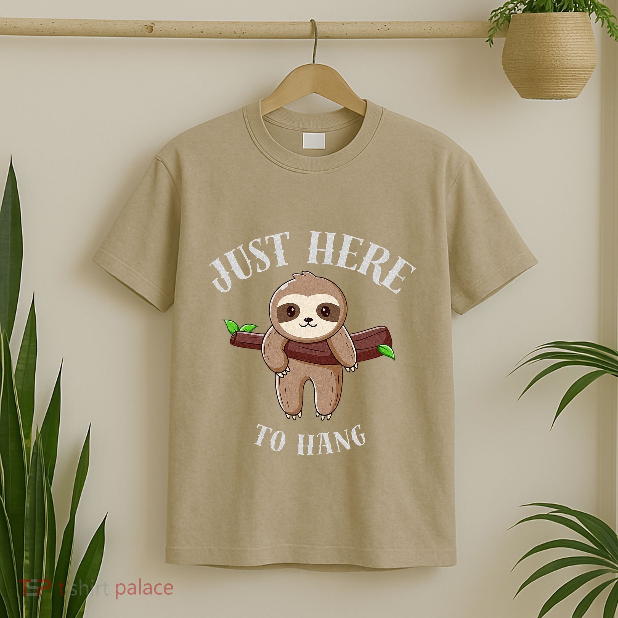 Fun Sloth Here To Hang ForwomanS Gift T-Shirt