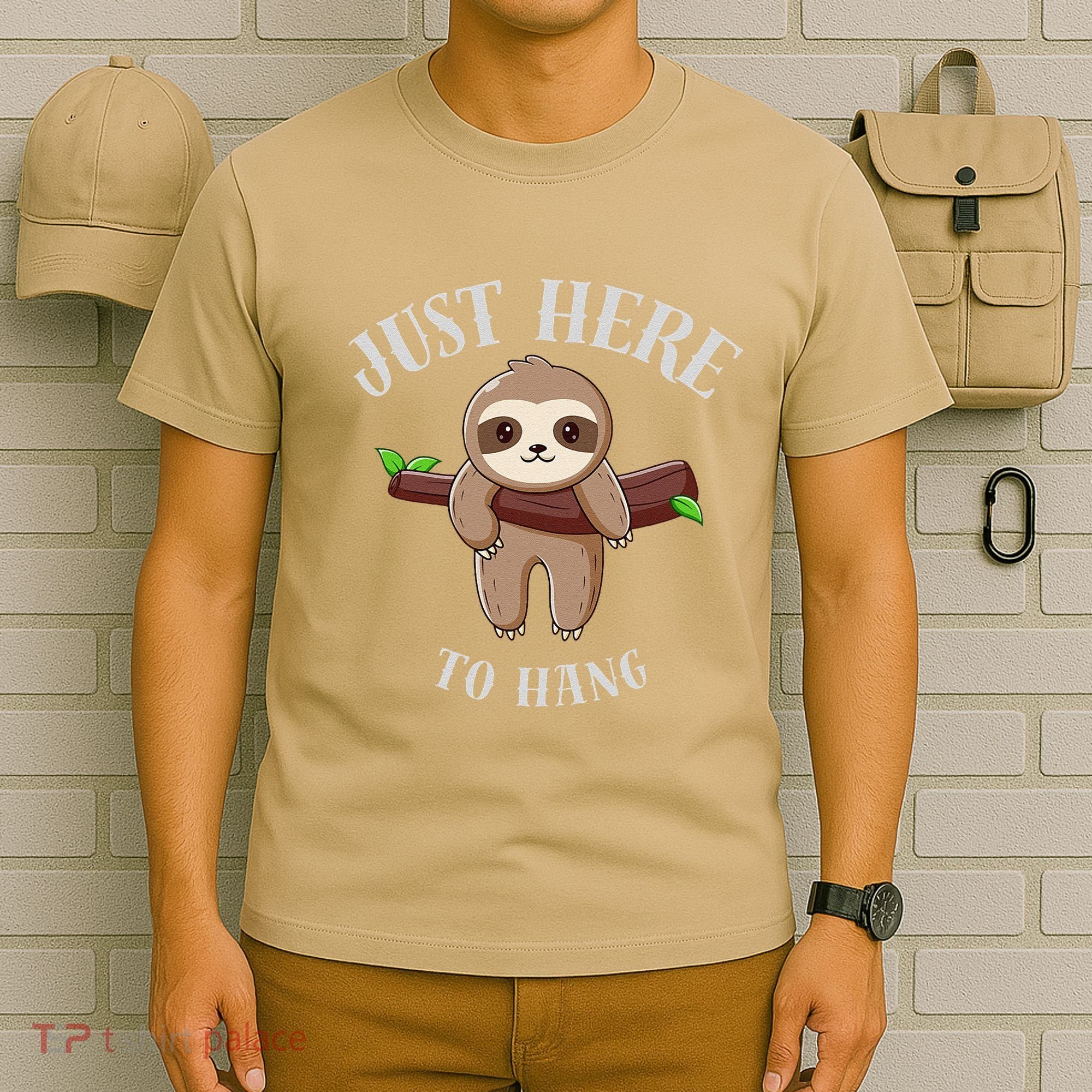 Fun Sloth Here To Hang ForwomanS Gift T-Shirt