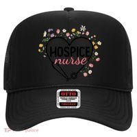Floral Stethoscope Heart Nursing Hospice Nurse Funny Gift Hat thumb 0