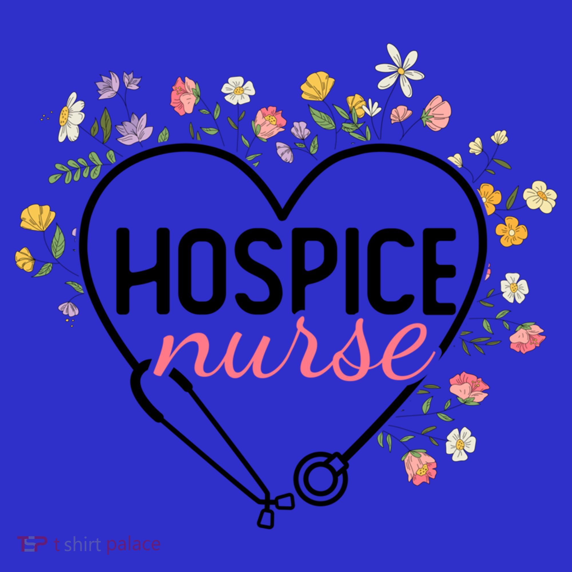 Floral Stethoscope Heart Nursing Hospice Nurse Funny Gift Sweatshirt