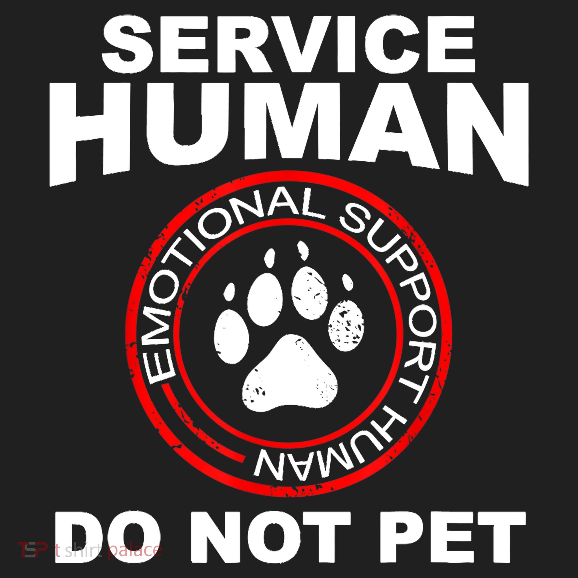 Funny Service Human Gift Funny Dog Owner Emotional Support Human Hat