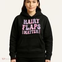 Funny Saying Hairy Flaps Matter Rude Joke Naughty Hoodie thumb 5