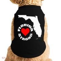 Florida Strong Heart Floridastrong Doggie Tank thumb 0