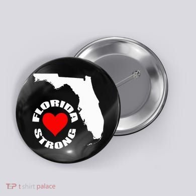 Florida Strong Heart Floridastrong Button