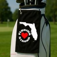 Florida Strong Heart Floridastrong Golf Towel thumb 2