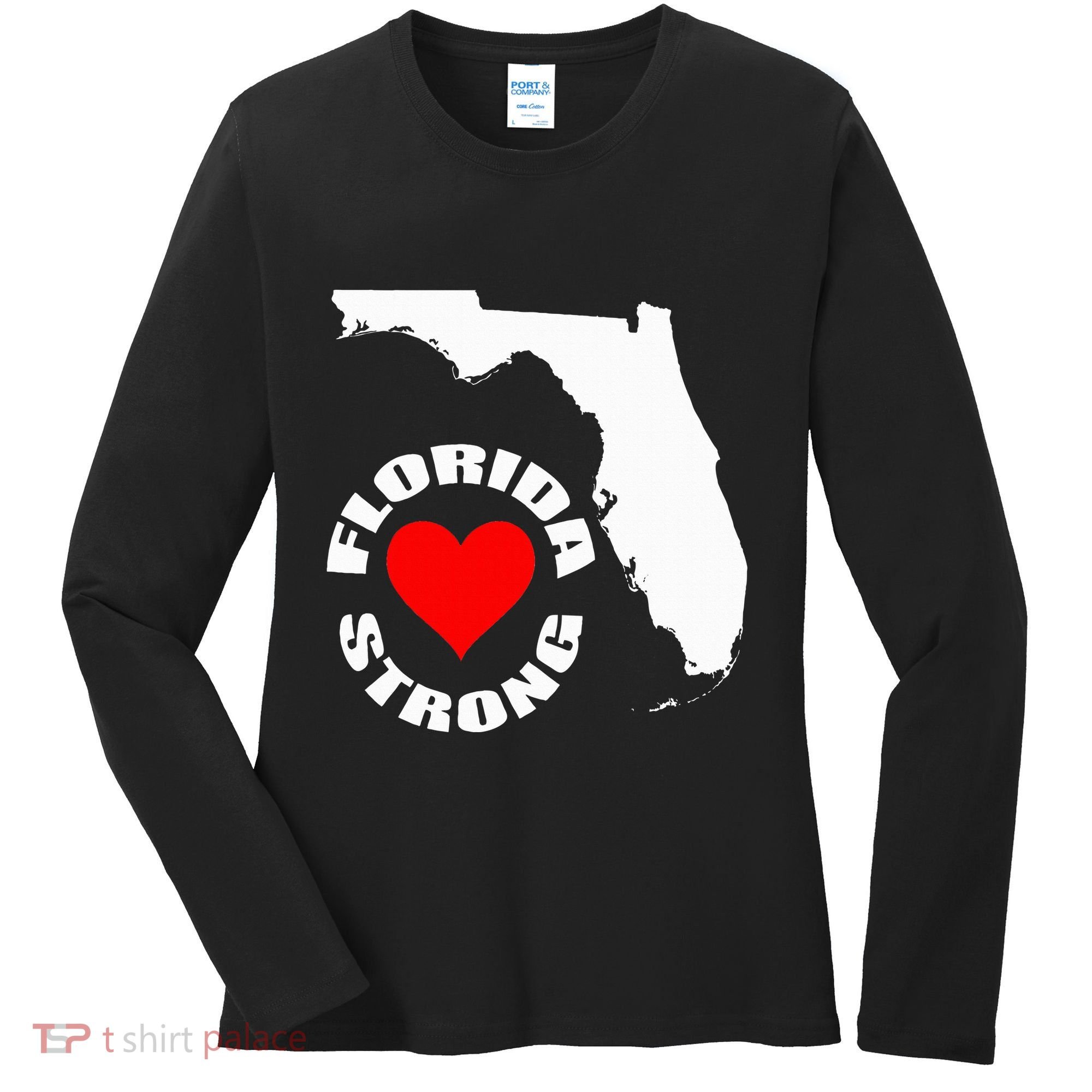 Florida Strong Heart Floridastrong Women's Long Sleeve Shirt