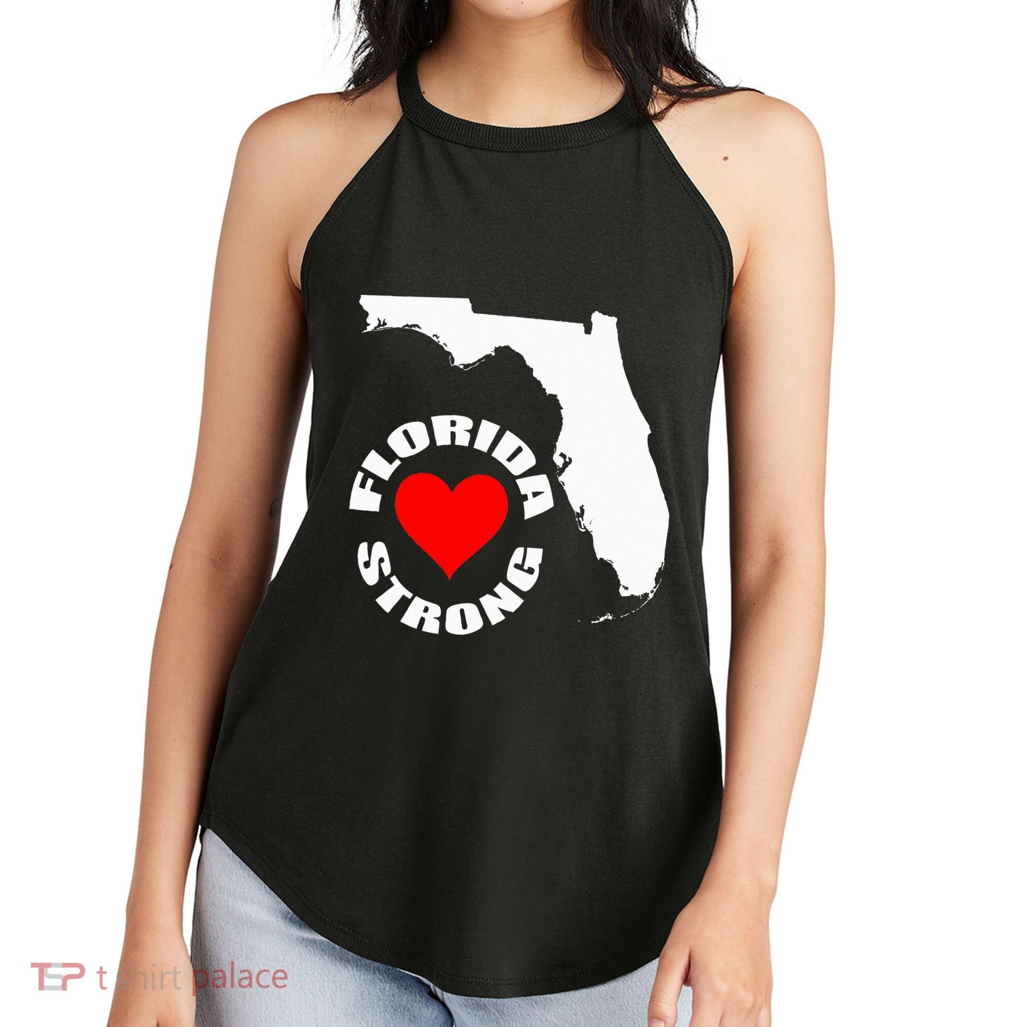 Florida Strong Heart Floridastrong Women's Perfect Tri Rocker Tank