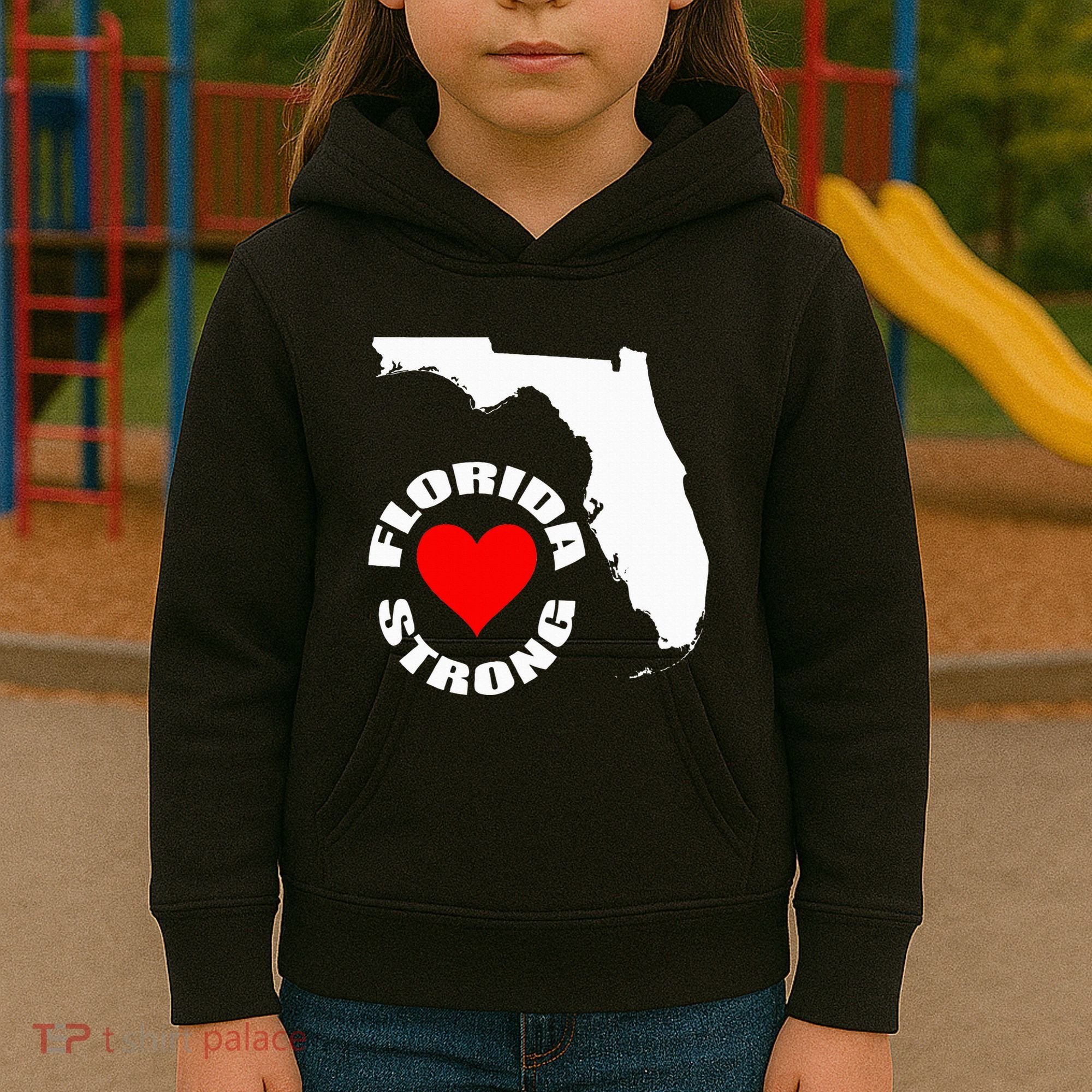 Florida Strong Heart Floridastrong Kids Hoodie