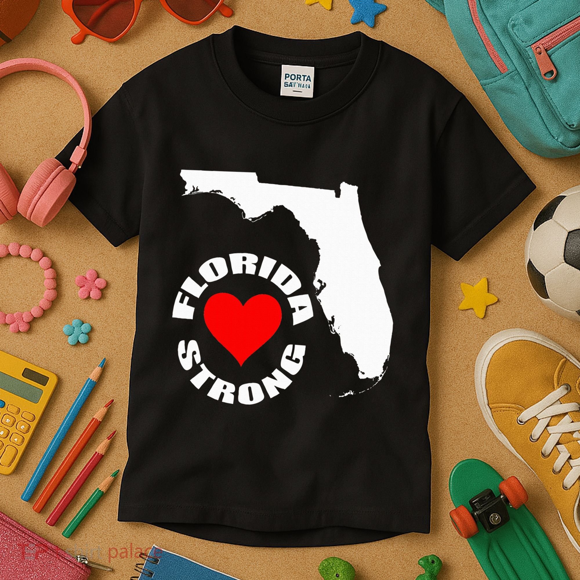 Florida Strong Heart Floridastrong Kids T-Shirt