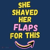 Funny Saying Hairy Flaps Matter Rude Joke Naughty Wo Women's Hoodie thumb 2