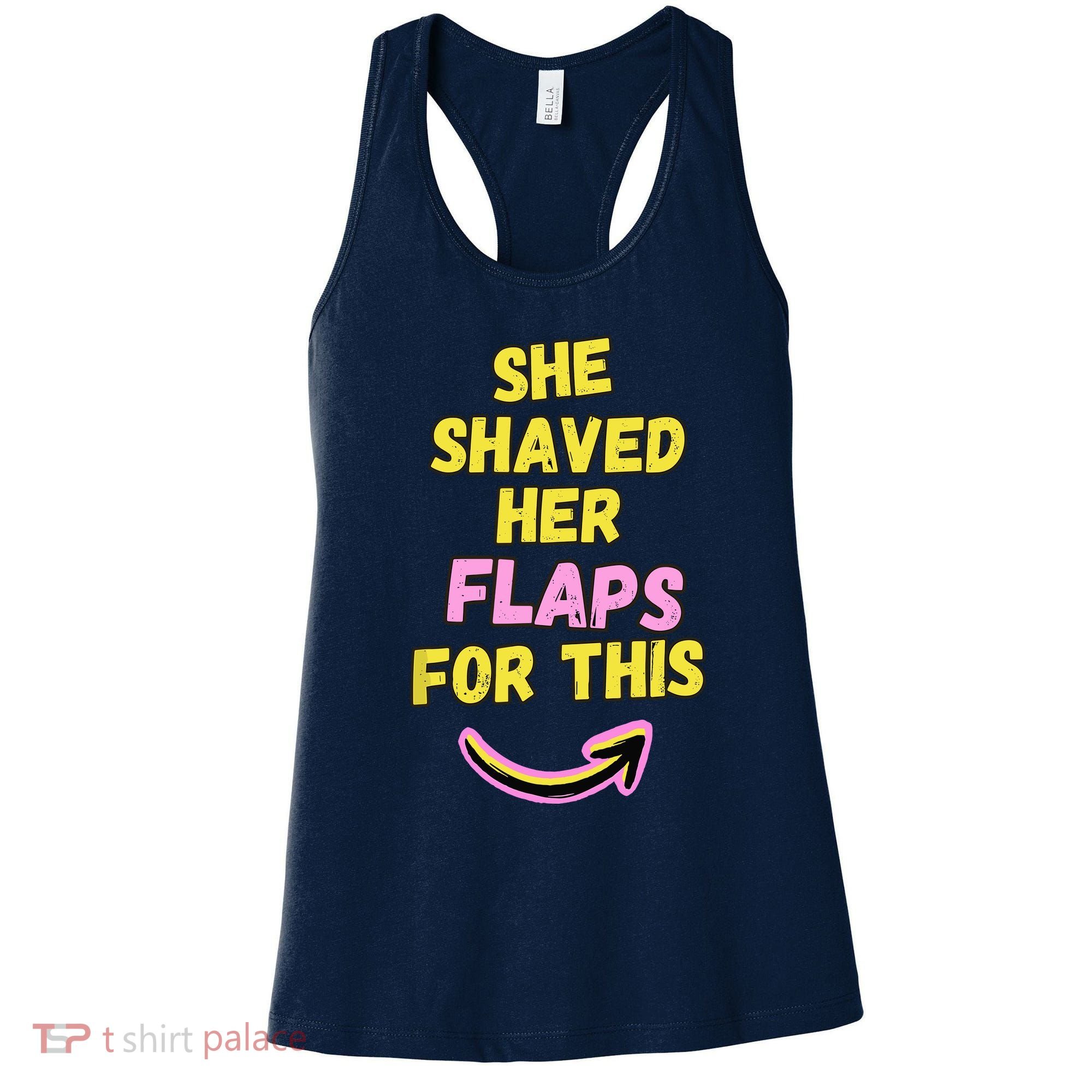 Funny Saying Hairy Flaps Matter Rude Joke Naughty Wo Women's Tank Top
