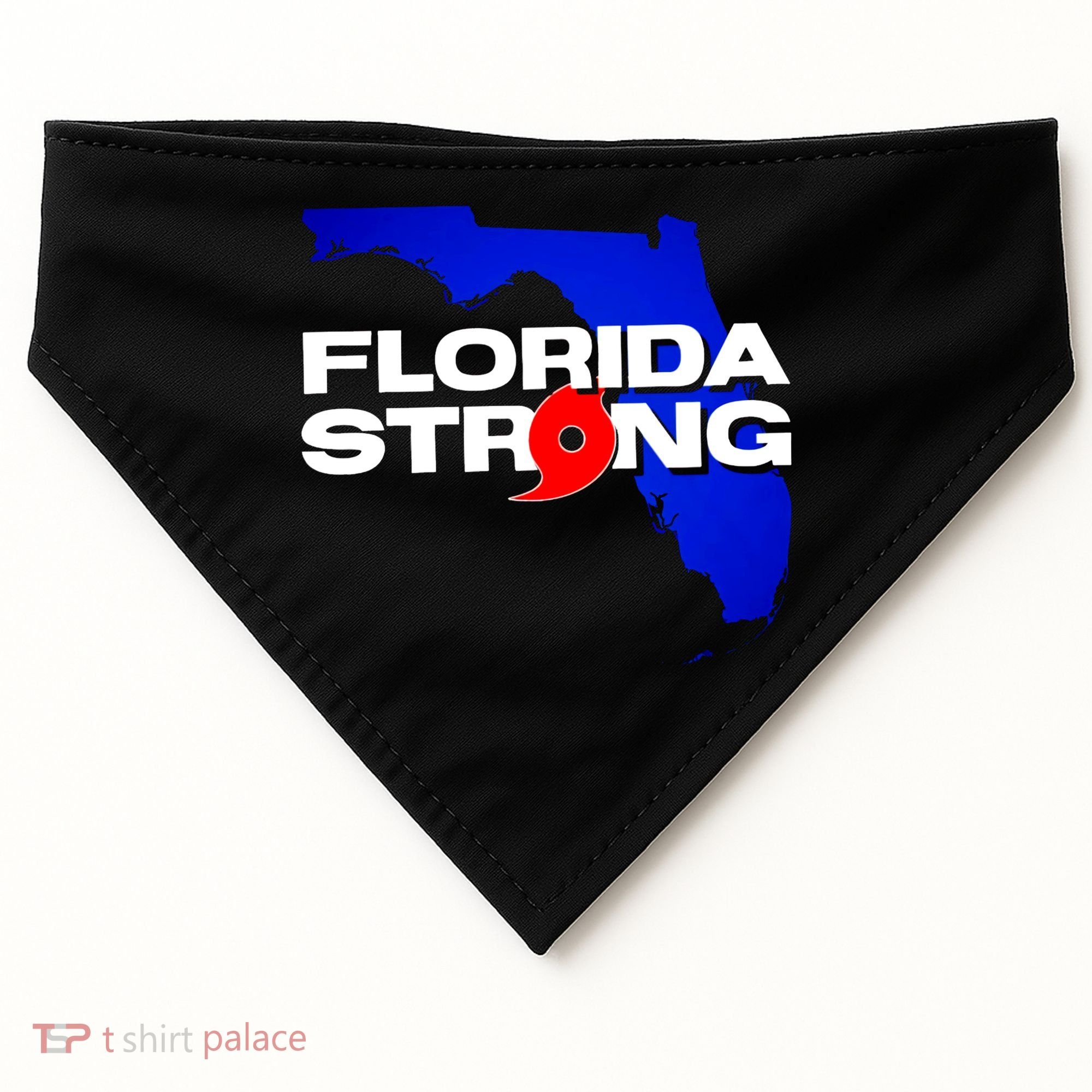 Florida Strong Hurricane Ian Support Football USA-Made Doggie Bandana