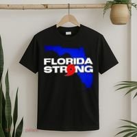 Florida Strong Hurricane Ian Support Football T-Shirt thumb 2