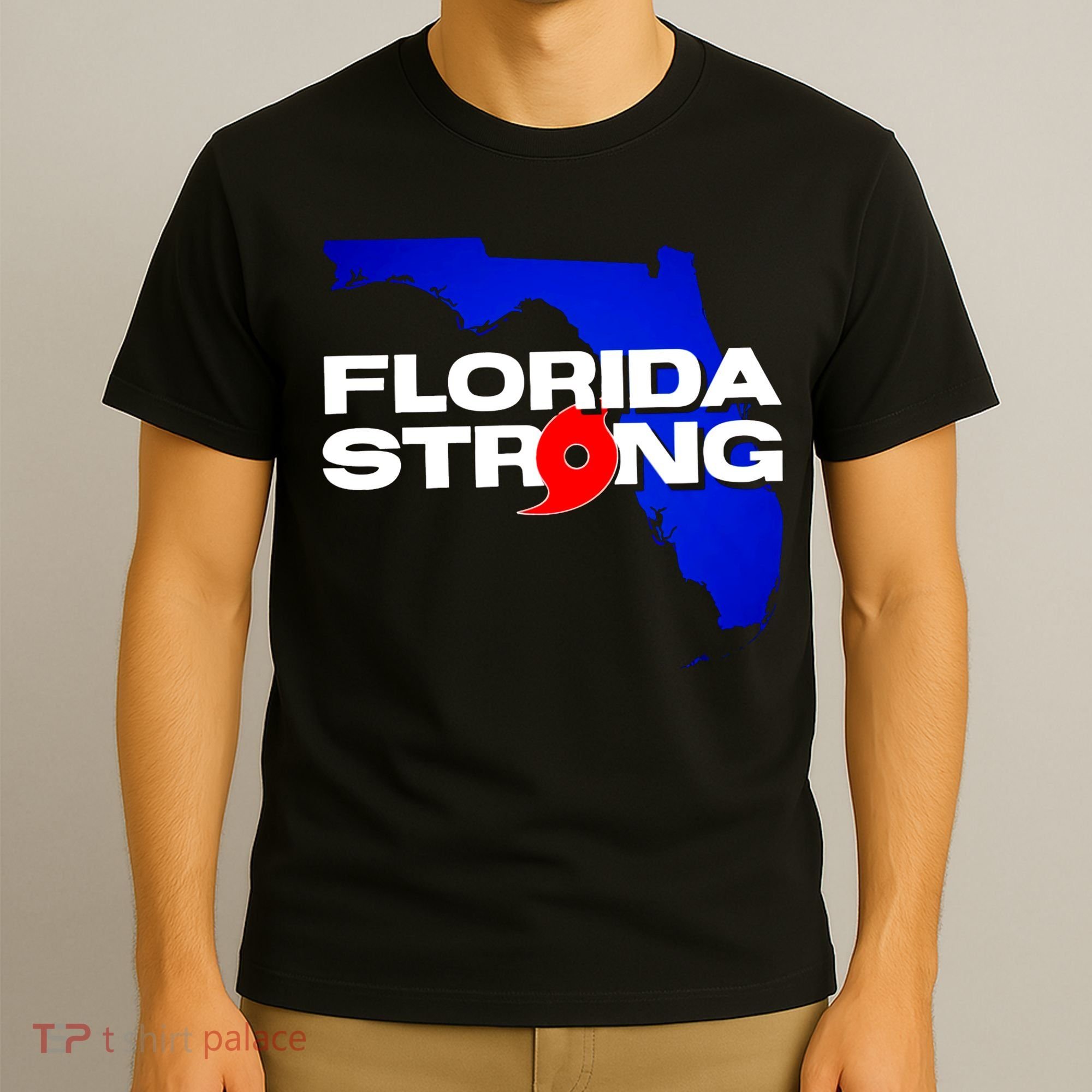 Florida Strong Hurricane Ian Support Football T-Shirt