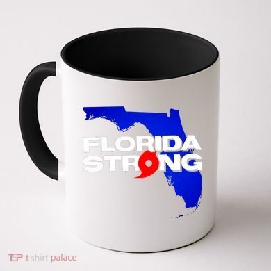 Florida Strong Hurricane Ian Support Football Coffee Mug
